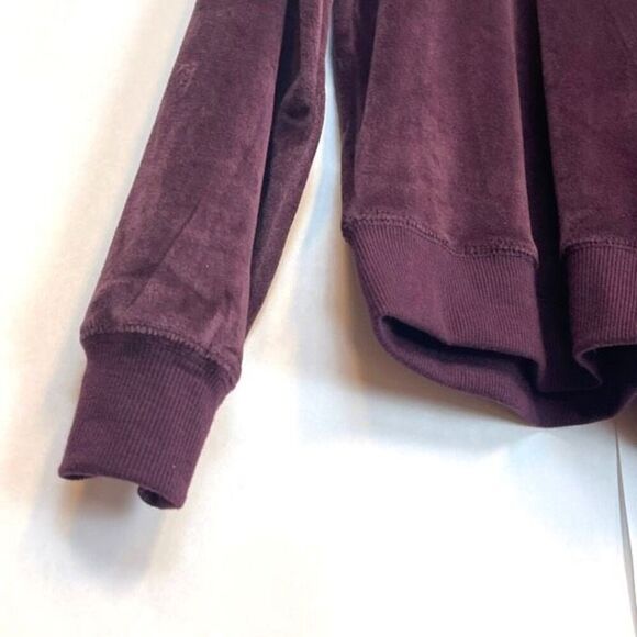 Honey Dew Lounge Set Women's Small Plum Purple Soft Velour Sweatsuit 2 Piece - Picture 7 of 16